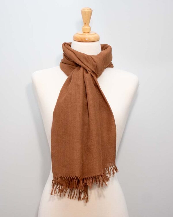 Camel Caress Alpaca Scarf - Camel - Men