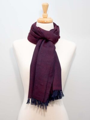 Purple Haze Tweed Scarf - tweed purple - women